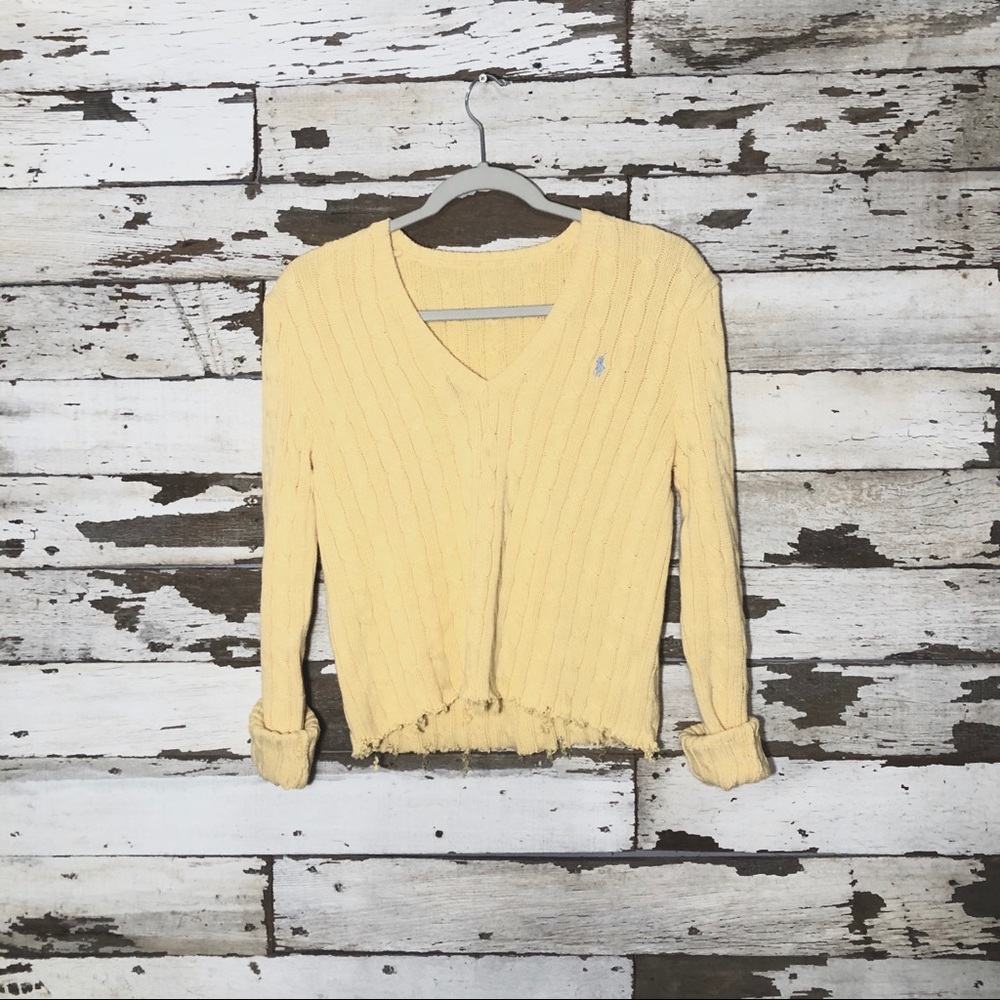 Cropped Ralph Lauren Long Sleeve